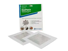 Gyproc EasiPatch Plasterboard Patches –  reparationssæt til reparation af huller og skader på gipsplader