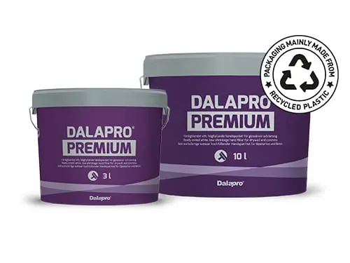 Dalapro Premium - færdigblandet hvid håndspartelmasse med høj fyldningsevne